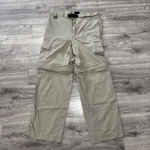 VTG Retreat Pants Mens 30x30 Beige Convertible Zip Off Cargo Hiking Outdoor 90s